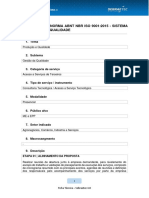 Adequação À Norma ABNT NBR ISO 9001 2015 Sistema de Gestão Da Qualidade GQ13004 4