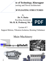 Vibration of Floating Structures Lecture 5