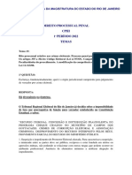 Cpiiib - Processo Penal - Casos Concretos - Temas 13 e 14