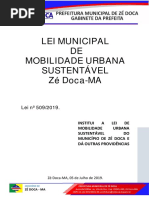 Lei Municipal Zé Doca - Mobilidade