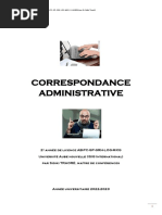 Correspondance Administrative PDF