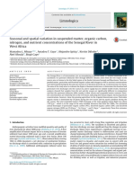 Seasonal and Spatial Variation in Suspended Matter, Organic Carbon