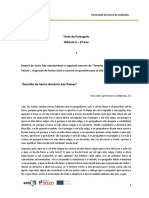 Teste Modulo 4 - 2º Ano - Sermão St. Peixes