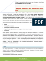 Características de Sistemas Operativos para Dispositivos Ligeros (Tabletas y Equipos Móviles) PDF