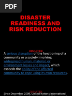 DISASTER READINESS AND RISK REDUCTION Week 1