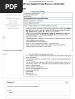 Examen - (ACDB2-20%) (SUP1) Actividad Suplementaria - Espacios Vectoriales