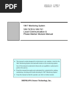 VM-741B & VM-741 Local Communication & Phase Marker Module Manual