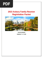 Asbury Family Reunion Packet Revised 2023