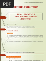 2 Tema Tecnicas y Procedimientos de Auditoria