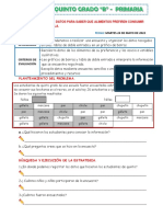 24-05 Ficha Recolectamos Datos para Saber Quealimentos Prefiren Consumir en Nuestra Aula