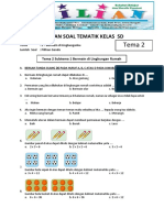 Soal Pilihan Ganda Kelas 2 SD Tema 2 Bermain Di Lingkunganku