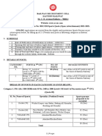 Sports Quota Notification Quota (Open Advertisement) 2022-2023 PDF