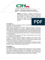 PARECER CRM-MG #99/2019 - PROCESSO-CONSULTA #221/2018 Parecerista de Vista: EMENTA: É Permitida A Cobrança de Honorários em