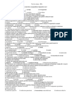 Test de Evaluare SRA Si Traductoare PDF