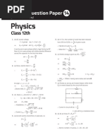 CBSE-Physcis 12-SP 14