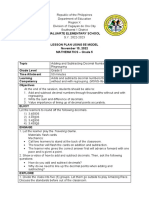 Lesson Plan in Math 5 Using 5E