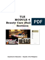 TLE G 7&8 Module 4.beauty Care Nail Care - Week 6 8 Store Nail Care Tools and Equipment