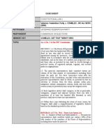 CONSTI1 - Veterans Federation Party v. COMELEC, GR No.136781 (2000) - AMORILLO