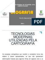 Tecnologias Modernas Utilizadas Pela Cartografia