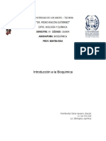 Tema 1. Introduccion A La Bioquimica