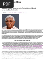 Thuppahis An Appraisal of The Concept of A Traditional Tamil Homeland N Sri Lanka PDF