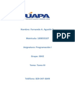 Programacion I-Tarea III