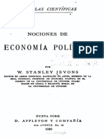 William Stanley Jevons - Nociones de Economia Politica (1896)