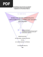 Mod. de Gestion Adm y Financ. para La Fab. de Calzados San A