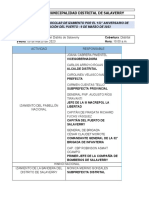 Programa Oficial - Ceremonia Protocolar de Izamiento Por El 153° Aniversario de Fundación Del Puerto - 9 de Marzo de 2023