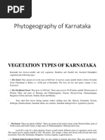 Karnataka Vegetation