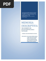 Memoria Descriptiva Pluvial PDF