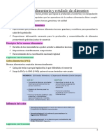 Legislación Alimentaria y Rotulado de Alimentos