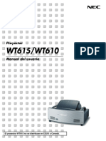 WT615/WT610: Proyector