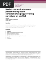 781 Media Communications For Peacebuilding Social Cohesion Changing Prevailing Narratives On Conflict PDF