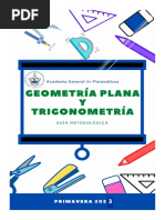 Guía Metodológica - Geometría Plana y Trigonometría - 22-23-Con Titulo 2023 PDF