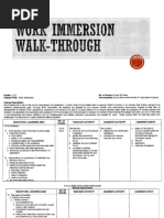 Work Immersion 12 Q3 Topics