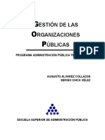 Estión de Las Rganizaciones Úblicas: Programa Administración Pública Territorial