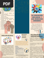 Educación Inclusiva y Declaración Universal de Los Derechos Humanos