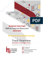 BIM Automation Development Track Syllabus Overview - 2022-2023