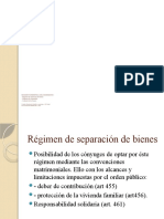 Regimen Patrimonio. Regimen de Separacion. Regimen de Comunidad, Calificacion de Los Bienes