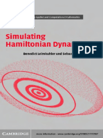 (Cambridge Monographs On Applied and Computational Mathematics) Benedict Leimkuhler, Sebastian Reich - Simulating Hamiltonian Dynamics-Cambridge University Press (2005)