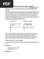 Difference Between DC Power and AC Power