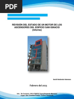 Informe Evaluacion de Ascensor PDF