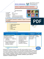 E1 A1 SESION PS. Nos Conocemos y Regulamos Nuestras Emociones