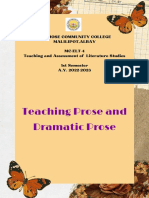 (GROUP-2) Teaching Prose and Dramatic Prose