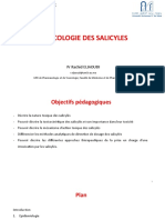 Toxicologie Des Salicyles FMPR PR Eljaoudi