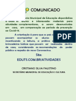 Divulgação Atividades PDF