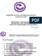 Derechos y Obligaciones Del Paciente y Del Personal Medico