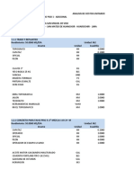 Análisis de Costos Unitarios