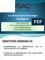 Semana 1 DIAPOSITIVAS Ciencia de La Psicología